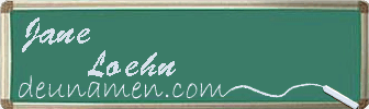 Jane Loehn Visitenkarte